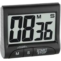 TFA-Dostmann Timer 38.2021.01 Svart