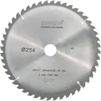 Metabo precision cut wood - classic 628061000 Cirkelsågblad 254 x 30 mm Antal tänder (per tum): 48 1 st