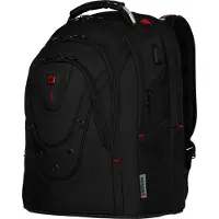 Wenger Ibex Ballistic Deluxe laptopryggsäck för 14–16 tum med tabletfack – svart