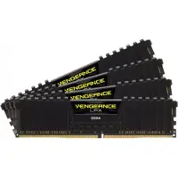 Corsair Vengeance LPX - DDR4 - sats - 64 GB: 4 x 16 GB - DIMM 288-pin - 3200 MHz / PC4-25600 - CL16 - 1.35 V - ej buffrad - icke ECC - svart