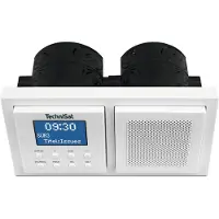 Technisat UP 1 Inbyggnadsradio DAB+, FM Bluetooth Vit