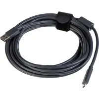 Logitech USB-kabel USB 2.0 USB-A kontakt, USB-C-kontakt 5.00 m Svart 993-001391
