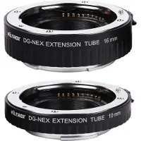 Viltrox DG-NEX, Sony, A7/A7R/A7S/A7 II, 2 styck, Svart, Silver, 6,15 cm, CE, EMC, FCC, RoHS
