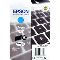 Epson 407 Bläckpatron Cyan
