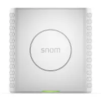 Snom M900 - Sladdlös telefonbasstation/VoIP-telefonbasstation - DECT\GAP\Wi-Fi - SIP, SIP v2 - vit