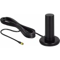 DeLOCK 5G/LTE-antenn med SMA-hane, 0–3 dBi, stel, rundstrålande
