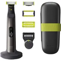 Philips OneBlade Pro QP6651 Face + Body - Trimmer - sladdlös - krom