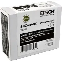 Epson SJIC42P-BK svart bläckpatron (original)