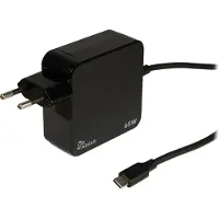 Inter-Tech PD-2065 USB-laddare 65 W USB-C hane Power Delivery 3.0 Svart Inomhus USB Power Delivery (USB-PD), Snabbladdare