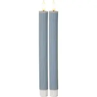 Star Trading LED antikljus blå 2st 25cm