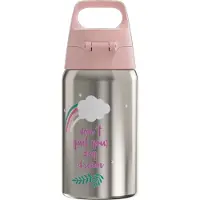 SIGG 6046.70, Daglig användning, 500 ml, Rostfritt stål, Silver, Uni Skate, Barn