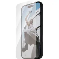 PanzerGlass iPhone 15/16 Safe Ultra-Wide Fit skärmskydd av härdat glas - 9H - Klar