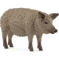 Schleich Wild Life - Mangalitsa gris - 9,7 cm - 14892 - - One Size - Leksaksdjur