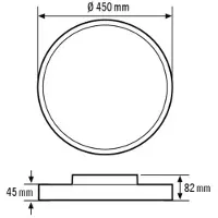 ESYLUX EO10850615 EO10850615 LED-takbelysning LED Vit