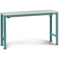 Manuflex LU7016.5021 ESD Arbetsbordmöbel Vattenblå
