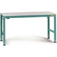 Manuflex LU4103.5021 ESD Arbetsbordmöbel Vattenblå