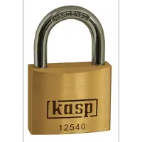 Kasp K12560A4 Hänglås 60 mm Lika låsning Guldgul Nyckel