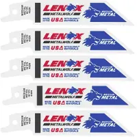 Lenoxx Lenox bajonettsågblad 102 mm - METALWOLF 102X19X0.9 mm 18TPI för metall 418R, 5 st