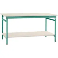 Manuflex BB5227.0001 Arbetsbordmöbel Grå, Grön