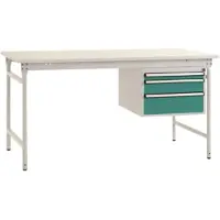 Manuflex BB5261.0001 Arbetsbordmöbel Grå, Grön