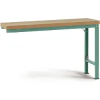 Manuflex WP7035.0001 Arbetsbänk tilläggsmodul Grå, Grön