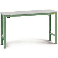 Manuflex LU7008.6011 ESD Arbetsbordmöbel Resedagrön (RAL 6011)