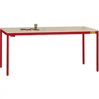 Manuflex LD1113.3003 ESD Arbetsbordmöbel Rubinröd