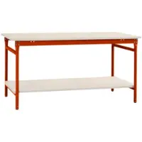 Manuflex BB5217.2001 Arbetsbordmöbel Rödorange (RAL 2001)