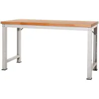 Manuflex WP4052.2001 Arbetsbänk tilläggsmodul (B x H x D) 1500 x 840 x 700 mm Rödorange (RAL 2001)