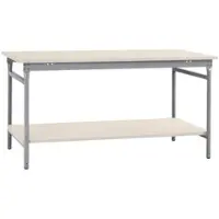 Manuflex BB5221.9006 Arbetsbordmöbel Aluminiumsilver