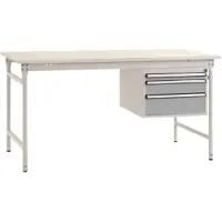 Manuflex BB5261.9006 Arbetsbordmöbel Aluminiumsilver