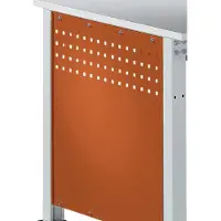 Manuflex ZB3350.2001 Sidopanel för UNIVERSAL standard arbetsbord, BxH 606 x 606 mm, för bordsdjup 800 mm