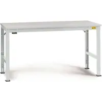 Manuflex LU4078.7035 ESD Arbetsbordmöbel Grå-vit (RAL 7035)