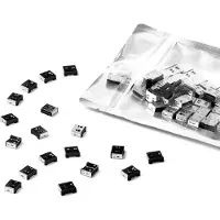 Smartkeeper USB-portlås UL03P2BK Set 100 st Svart utan nyckel UL03P2BK