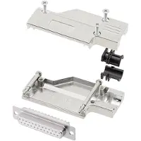 Encitech DCMR25-FK-DBS-W-K 6355-8065-13 D-Sub honkontakt set 90 ° Antal poler: 25 Lödhona 1 st
