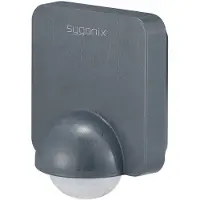 Sygonix SY-5836536 PIR-rörelsedetektor Vägg 360 ° Relä Mörkgrå IP54