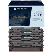 G&G Toner Ersätter HP 207X Kompatibel Kombi-pack Svart, Cyan, Magenta, Gul W2210X(207X)/W2211X(207X)/W2213X(207X)/W2212X(207X) GS-H207X-4P