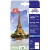 Avery-Zweckform Premium C2570-50 Fotopapper 10 x 15 cm 250 G/m² 50 ark Sidenmatt