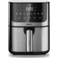 SOGO Human Technology FRE-SS-10880 Varmluftsfritös 5 l 1400 W Rostfritt stål, Svart