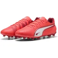 Puma King Match FG/AG Unlimited - Röd/White/Röd, storlek 43