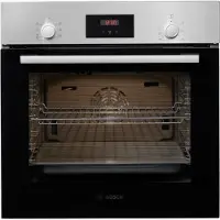 Bosch Serie | 2 HBF133BR0 - Ugn - inbyggd - fördjupning - bredd: 56 cm - djup: 55 cm - höjd: 57.5 cm - med självrengöring - Klass A - rostfritt stål