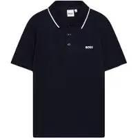 BOSS Polo - Marinblå - - 8 år (128) - Polo