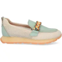 Hispanitas för kvinnor. HV253948 Träningsskor Kansas beige (38), Hud, Karta, 1 till 3 cm, Ingen, Casual, Flerfärgad