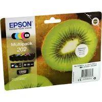 Epson Bläck T02E7, 202 Original Kombi-pack Svart, Foto Svart, Cyan, Magenta, Gul C13T02E74010