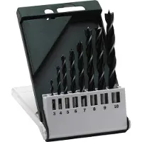 Bosch Accessories 2609255215 träspiralbor-set 8 delar 3, 4, 5, 6, 7, 8, 9, 10 mm
