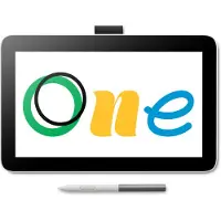Wacom One 12 - Digitaliserare med LCD-bildskärm - elektromagnetisk - kabelansluten - USB-C