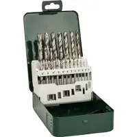 Bosch 2609255062 HSS Metall-spiralborrset 19 delar 1 mm, 1.5 mm, 2 mm, 2.5 mm, 3 mm, 3.5 mm, 4 mm, 4.5 mm, 5 mm, 5.5 mm, 6 mm, 6.5 mm, 7 mm, 7.5