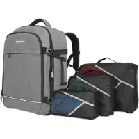 Manhattan Datorryggsäck Notebook-Rucksack mit Gerätefächern für Laptops bis zu 17,3,Tablets bis zu 11 Passar max.: 43,9 cm (17,3) Grå