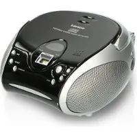 Lenco SCD-24 - Boombox - 2 Watt - svart, silver