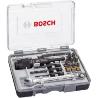 Bosch 2 607 002 786, 20 styck, Insex (metriska enheter), 1/4", PH 2, PZ 2, T15, T20, T25